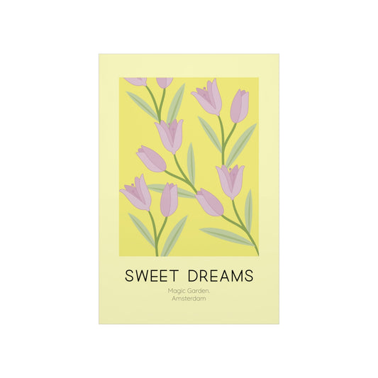 Sweet Dreams Tulip Poster