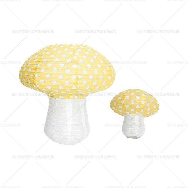 3D Mushroom Paper Lantern
