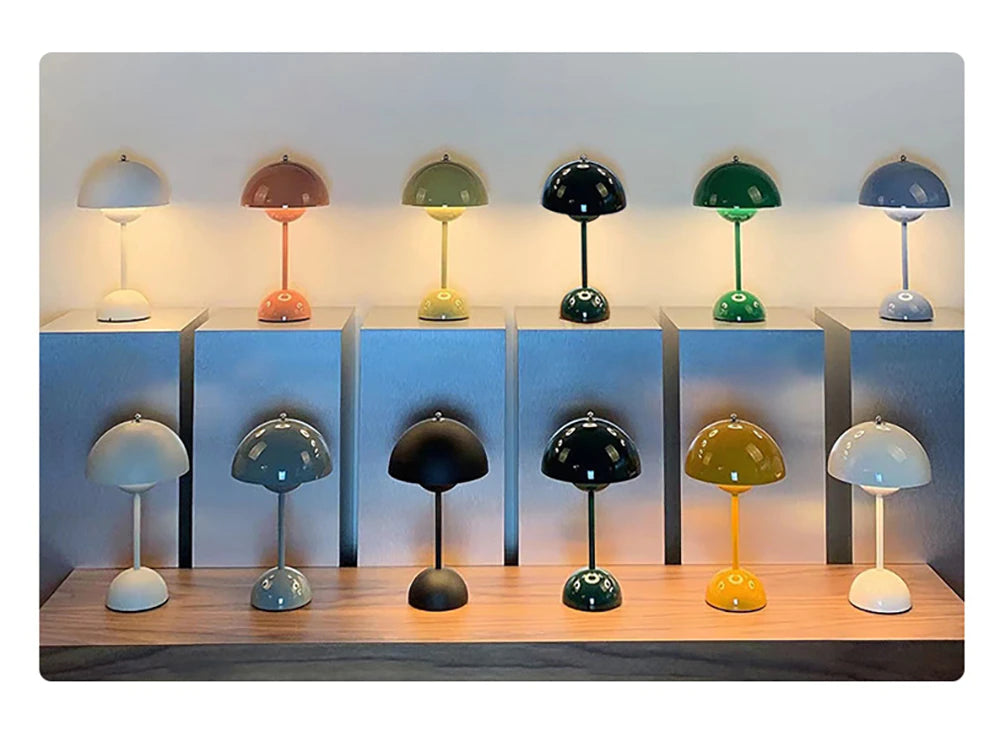 Rechargeable Mushroom Table Lamp