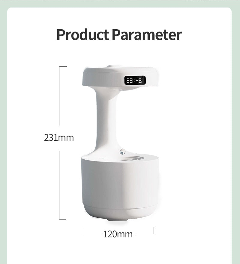 800ML Anti Gravity USB Air Humidifier